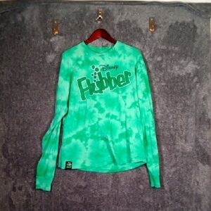 Disney Flubber 25th Anniversary Vintage Tie Dye Long Sleeve Tshirt Womens Large